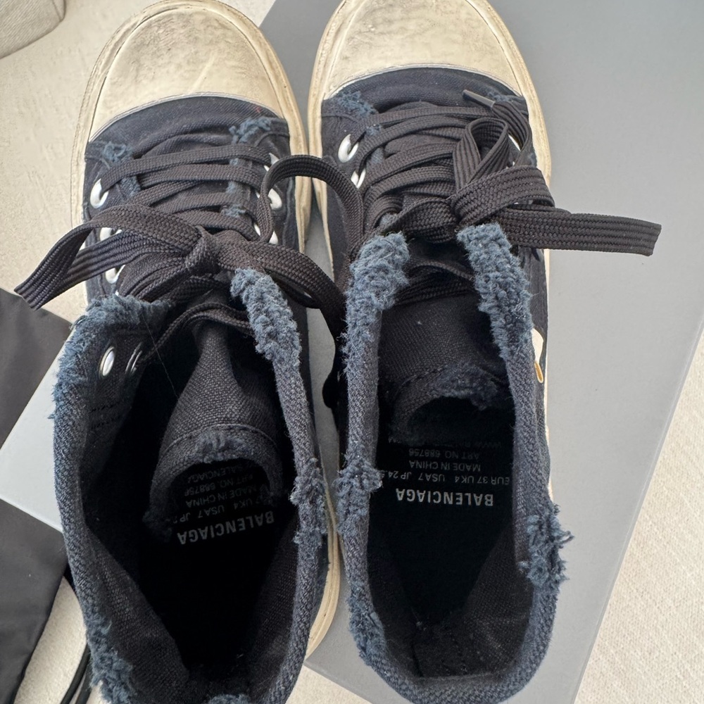 Balenciaga High Top Paris Sneakers - Picture 5 of 11